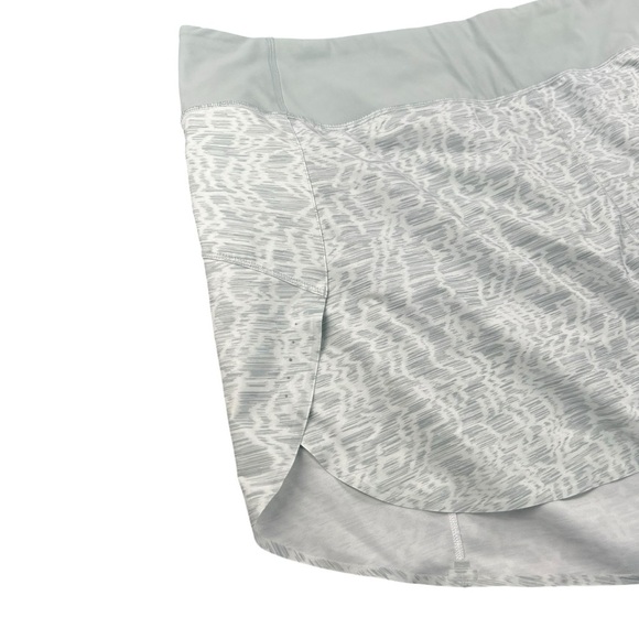 Athleta Gray Geometric Printed Run With It 3.5” Shorts In Size 3X - Picture 2 of 8